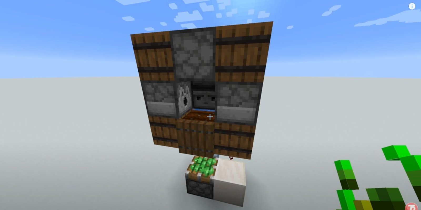 Minecraft Micro Bonemeal Farm