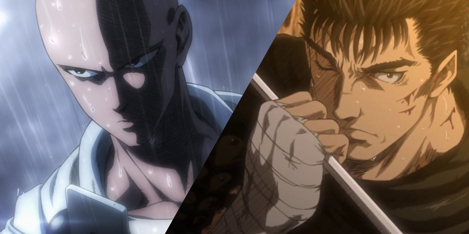 Featured Anime Protagonists Better In Manga Guts Saitama