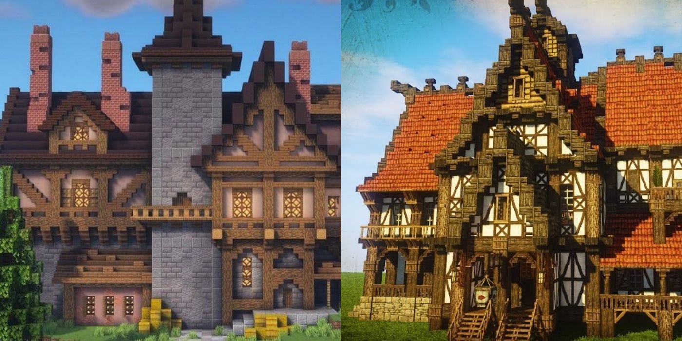 Minecraft Medieval House Designs