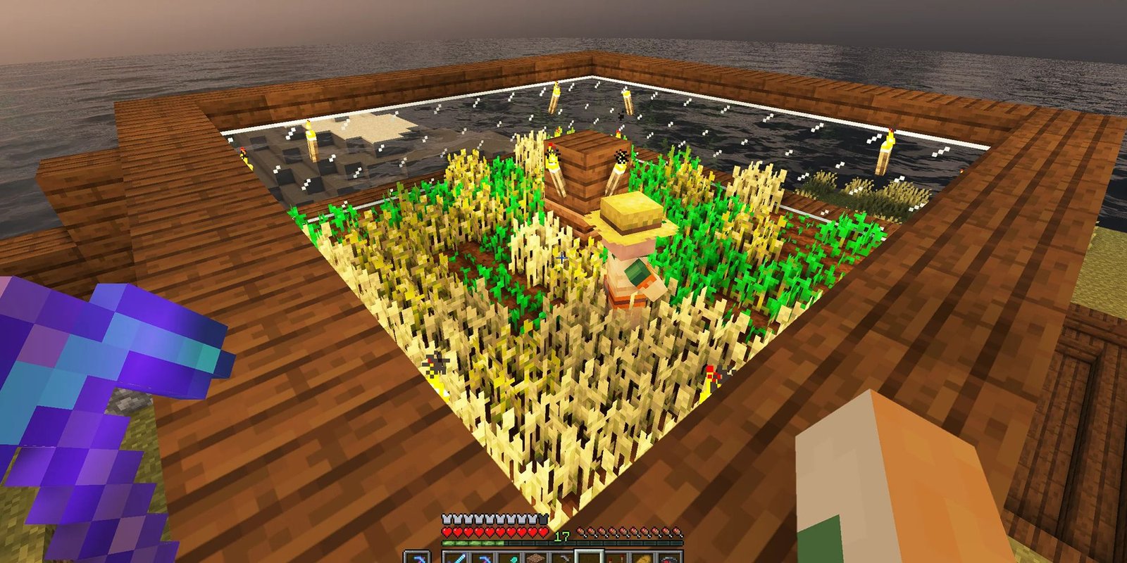 Auto Wheat Farm Minecraft