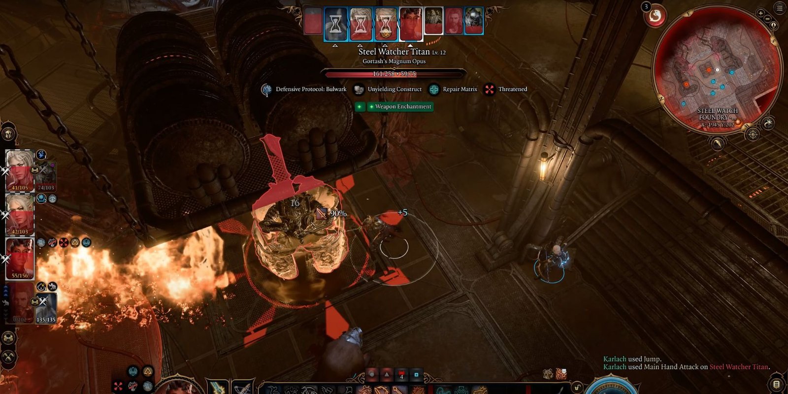 Baldur’s Gate 3: titan boss fight