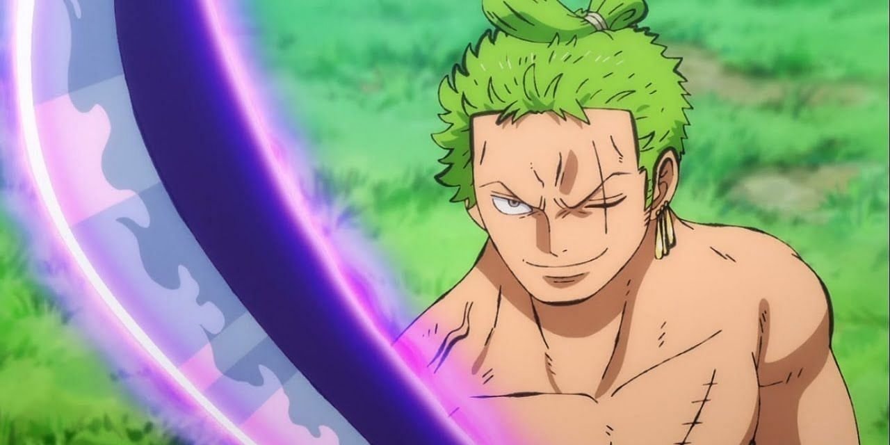 zoro picks up enma one piece