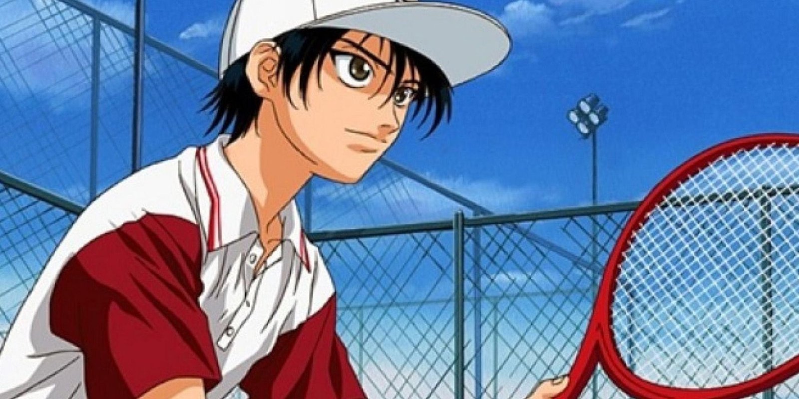 Prince Of Tennis' Ryoma Echizen playing tennis