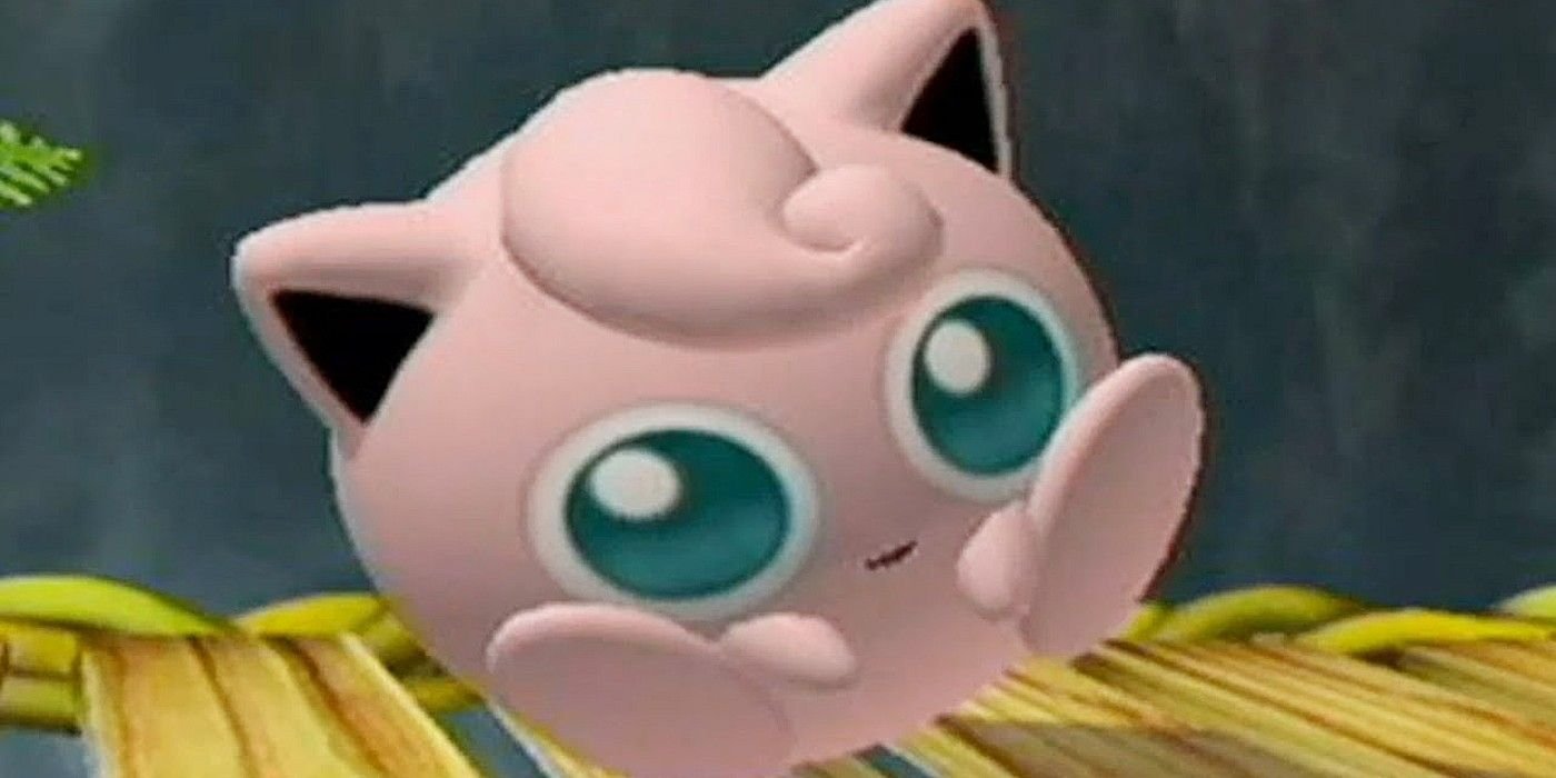 Jigglypuff Super Smash Bros Melee rolling move on bridge close up