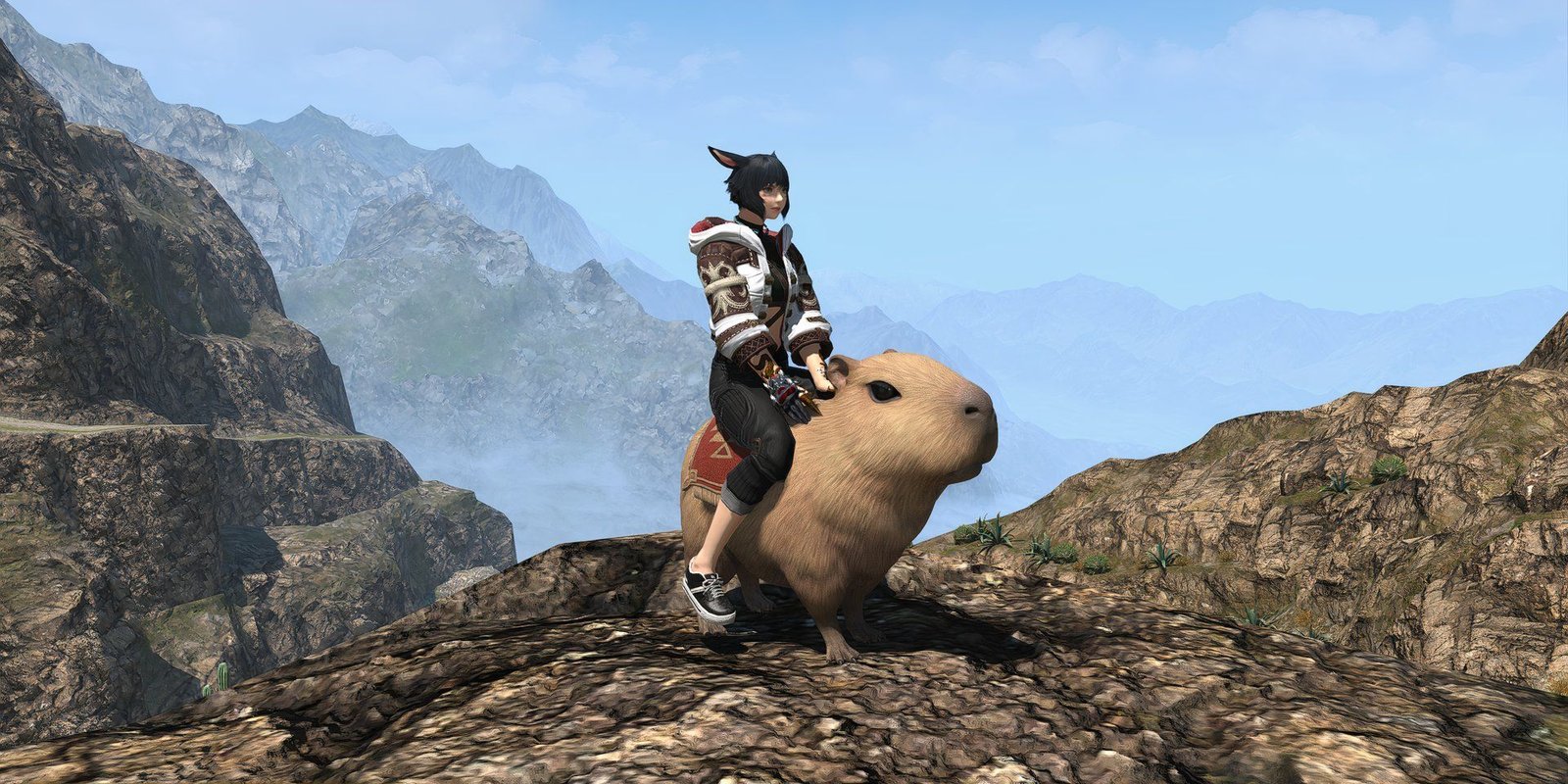 final fantasy 14 mount mehwapyarra capybara