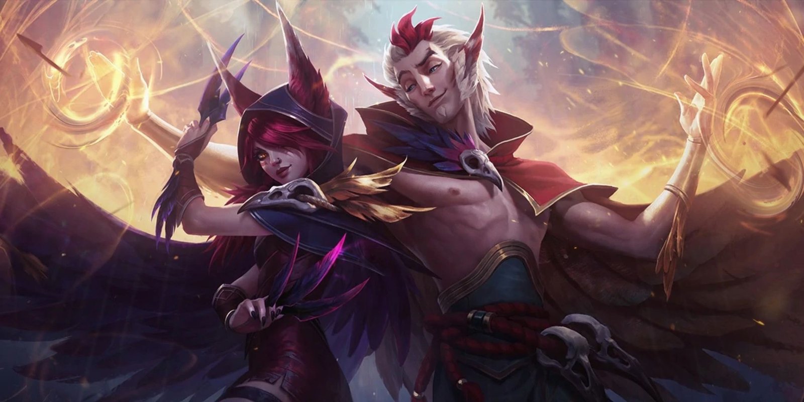 Rakan and Xayah in League of Legends 