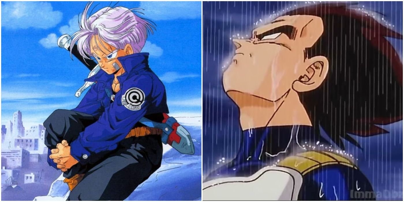 Left: Trunks, right: Vegeta