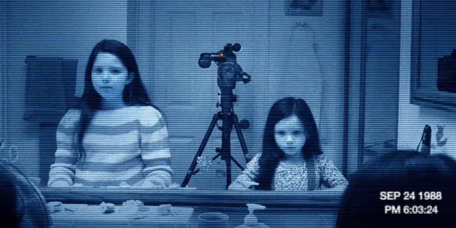 Siblings Kristi and Katie in Paranormal Activity 3