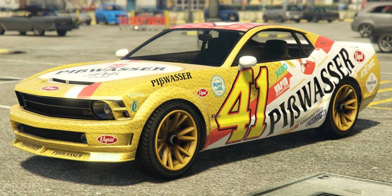 The Vapid Pißwasser Dominator in Grand Theft Auto 5