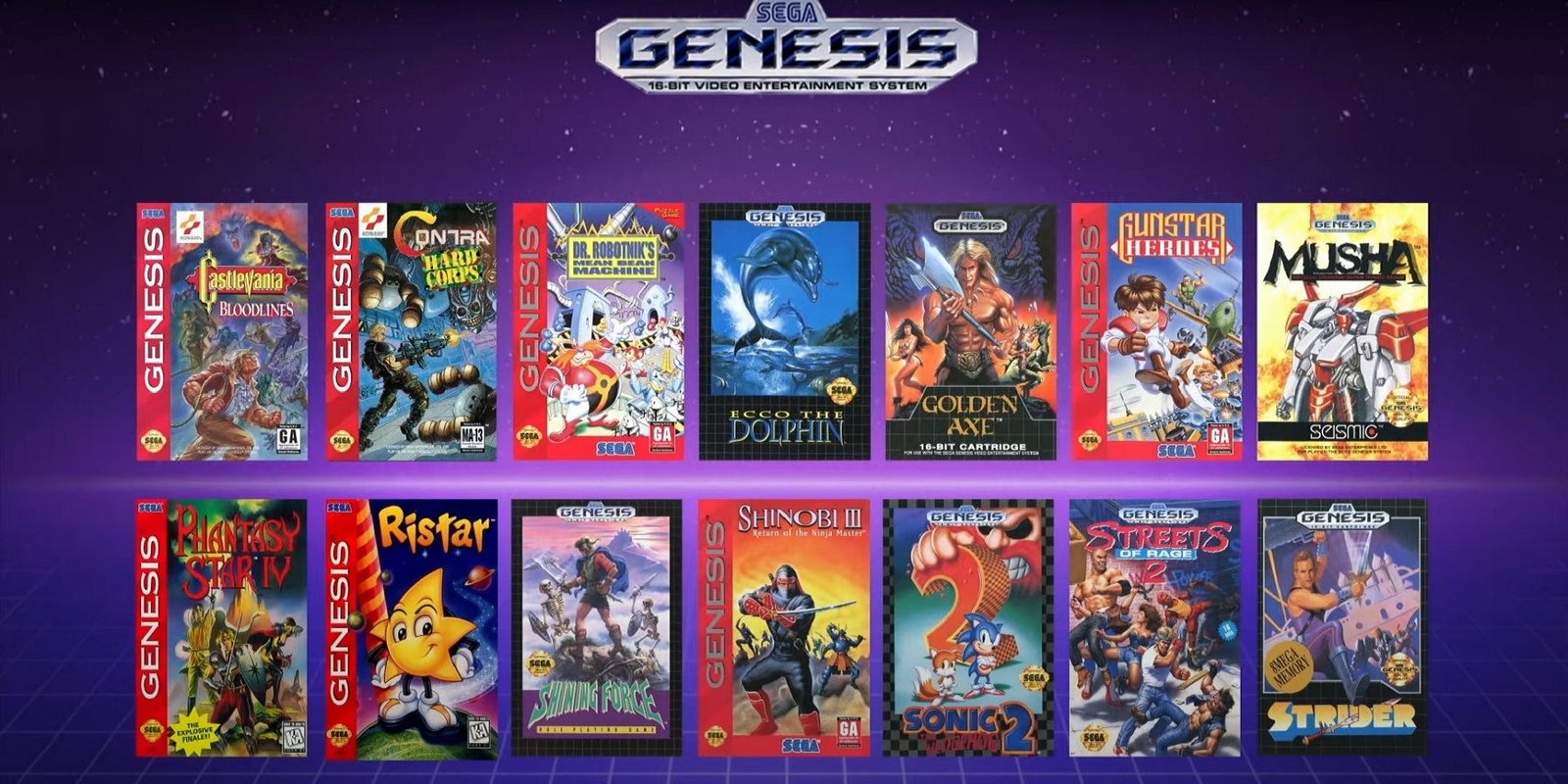 sega genesis switch online games