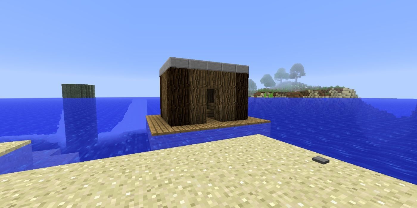 Minecraft RLCraft Small House On Water