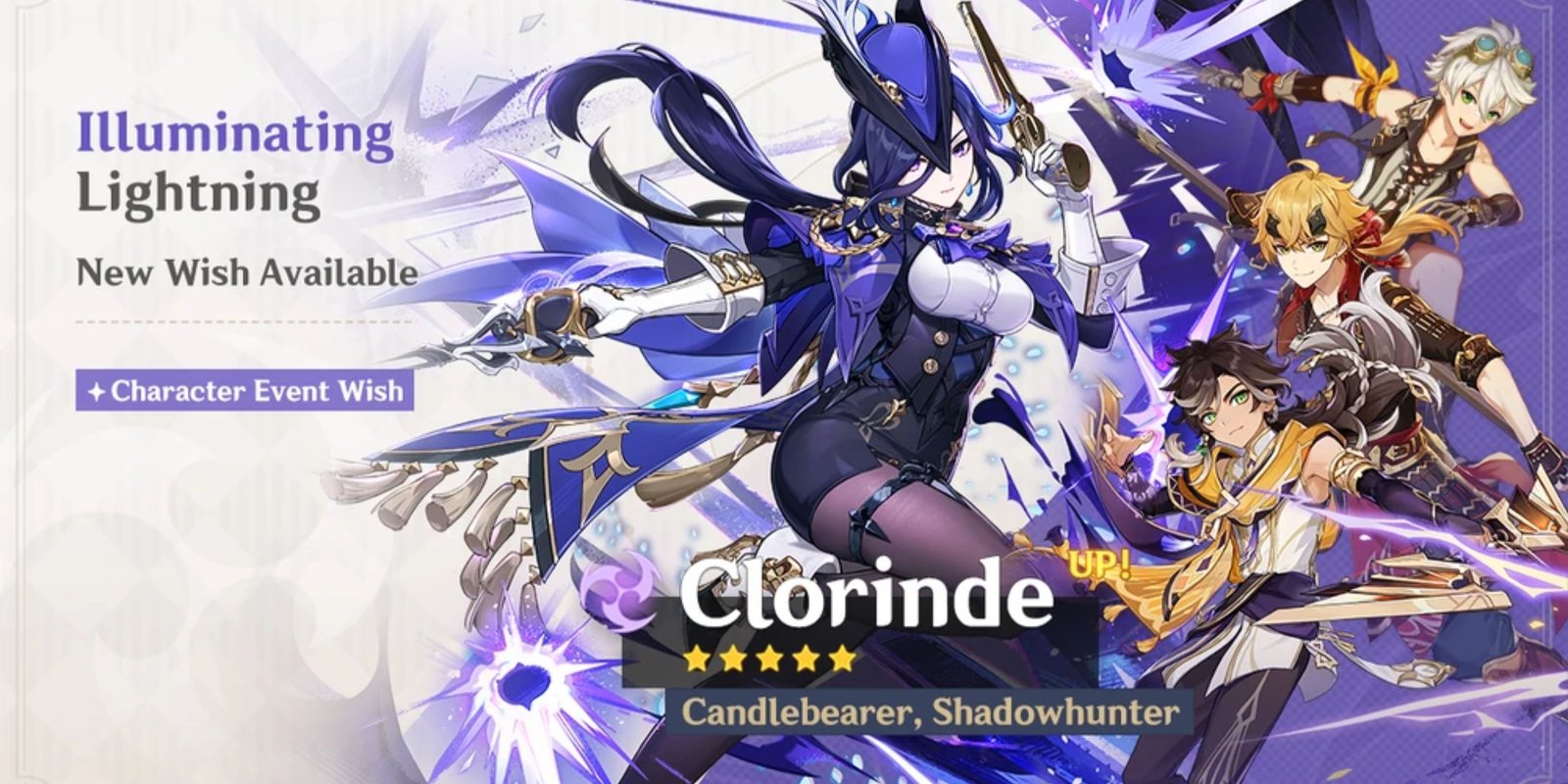 Clorinde Debut Banner June 2024 - Genshin Impact