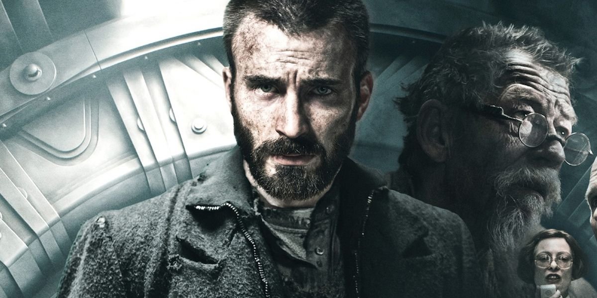 Cris Evan and John Hurt in Snowpiercer