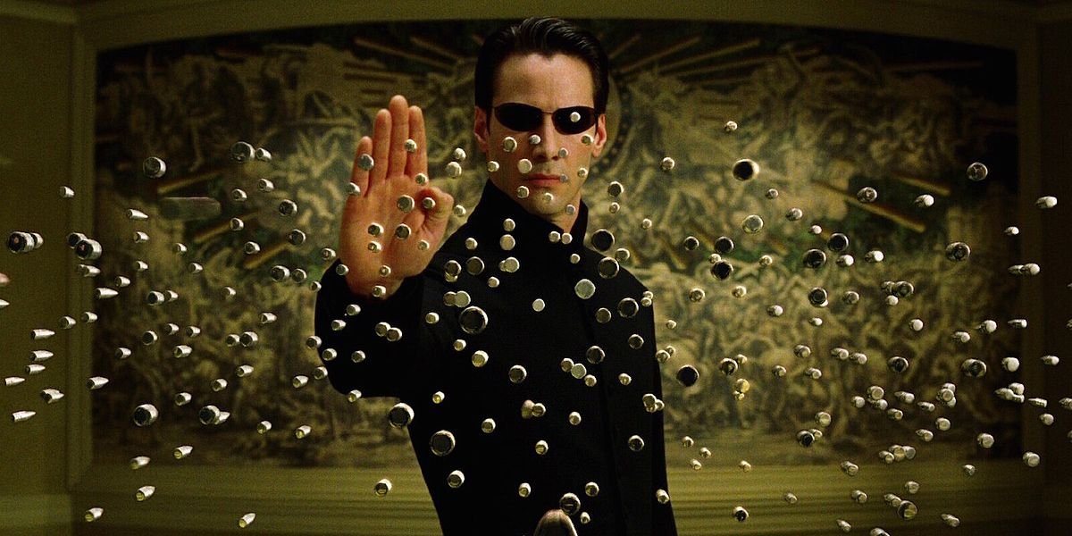 A still from The Matrix Reloaded