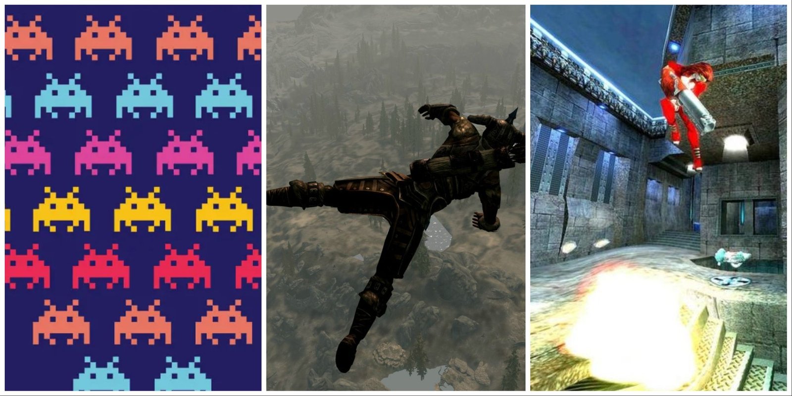 Space Invaders Skyrim Quake bugs