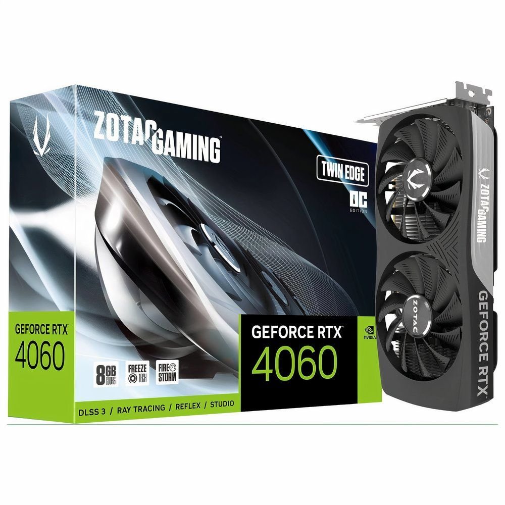 ZOTAC Gaming GeForce RTX 4060 8GB Twin Edge OC GPU