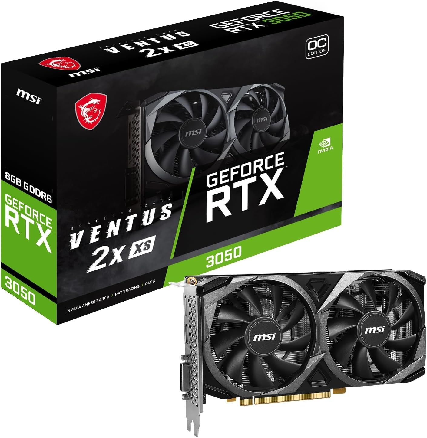 MSI Gaming GeForce RTX 3050 8GB GDRR6