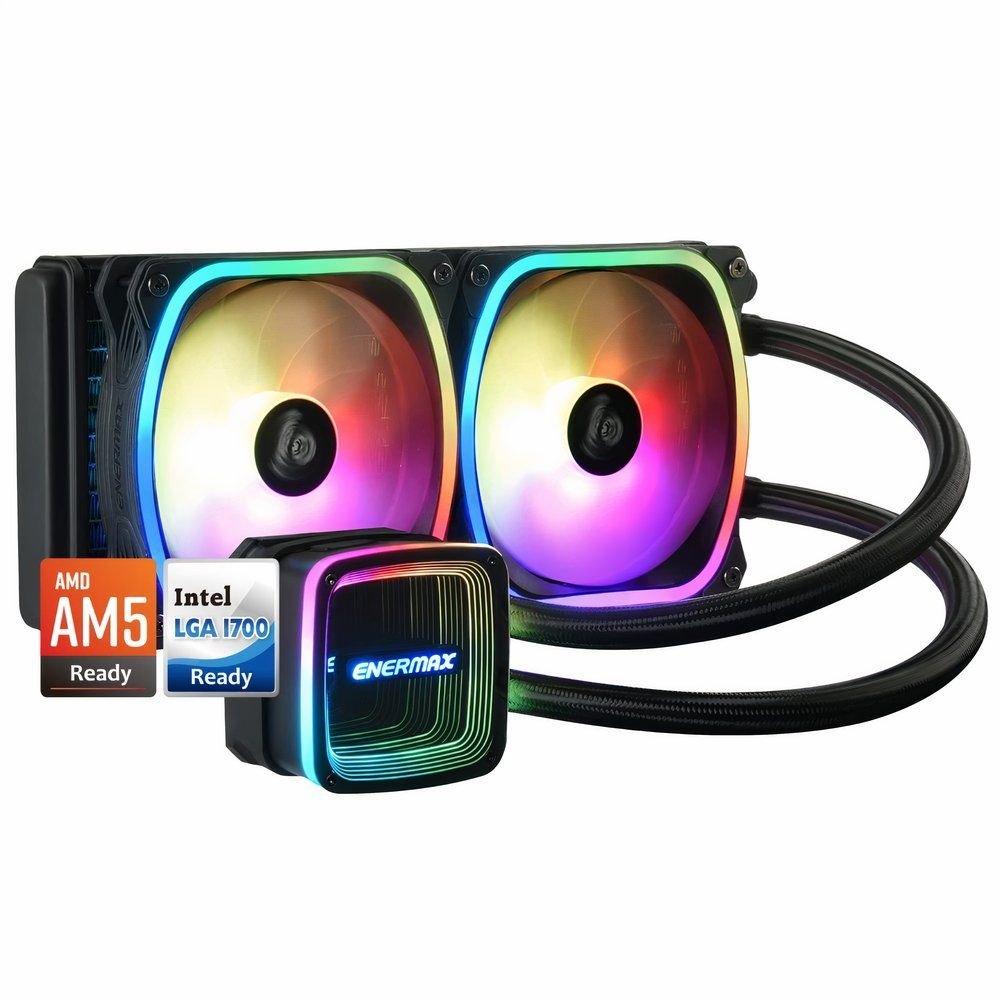  Enermax Aquafusion ADV 240 A-RGB AIO CPU Liquid Cooler