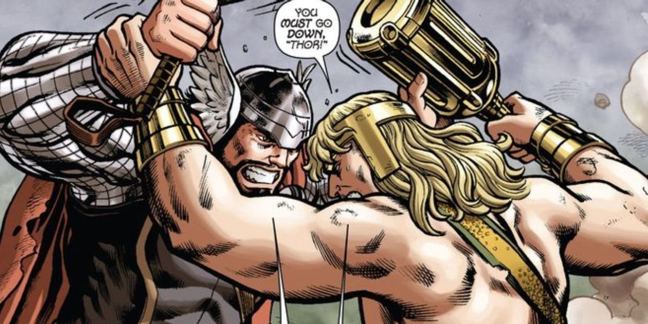 thor fighting hercules