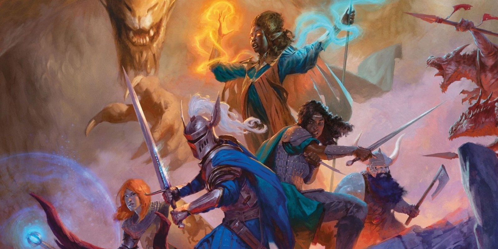 the cover art from the revised d&d 5e player's handbook Wizards of the Coast