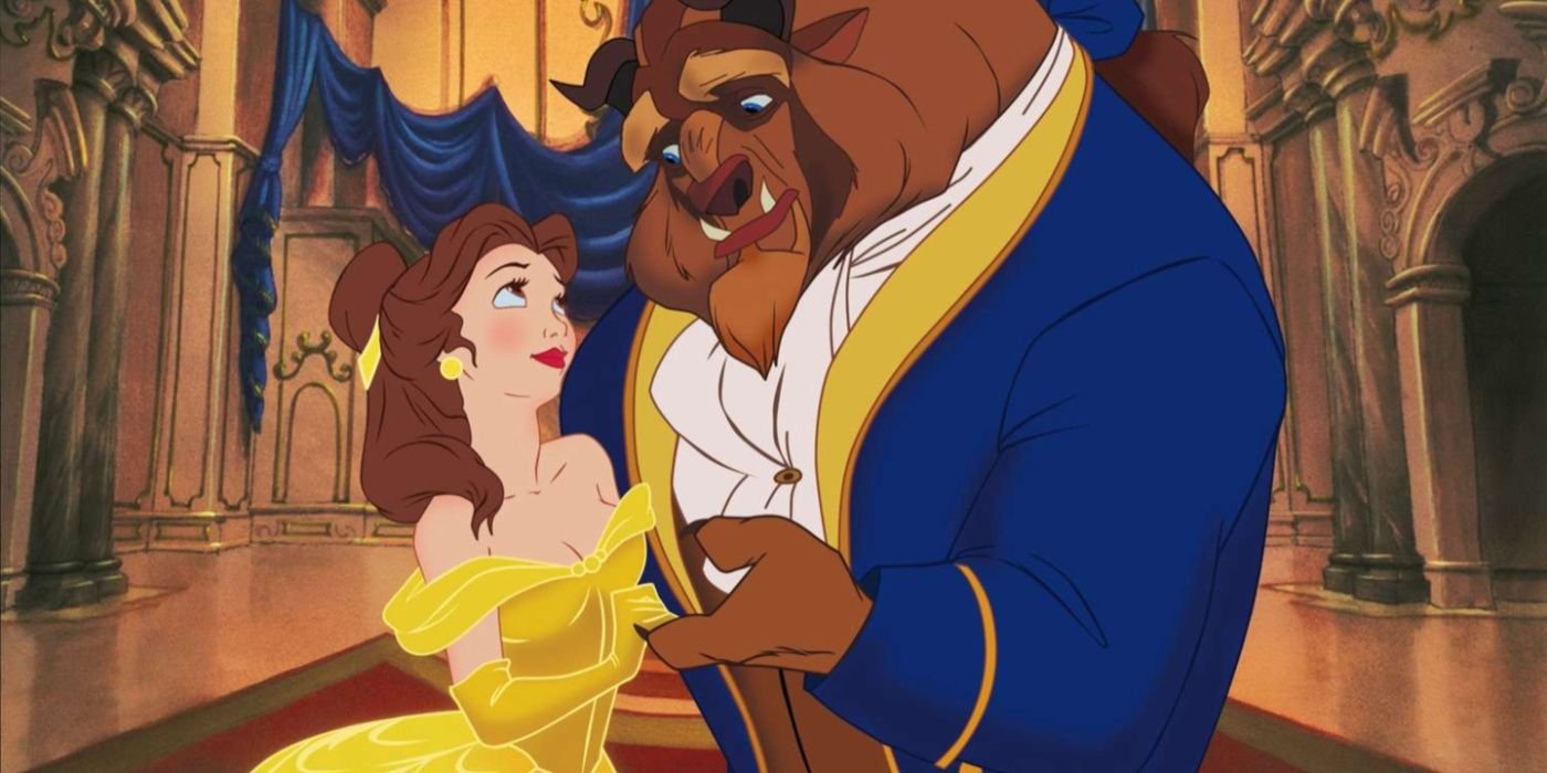 Belle and Beast dancing