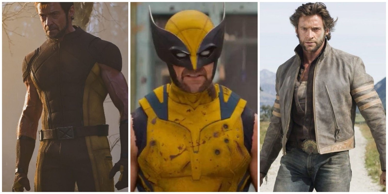 john byrne wolverine outfit, hugh jackman wolverine with cowl, young wolverine with leather jacket