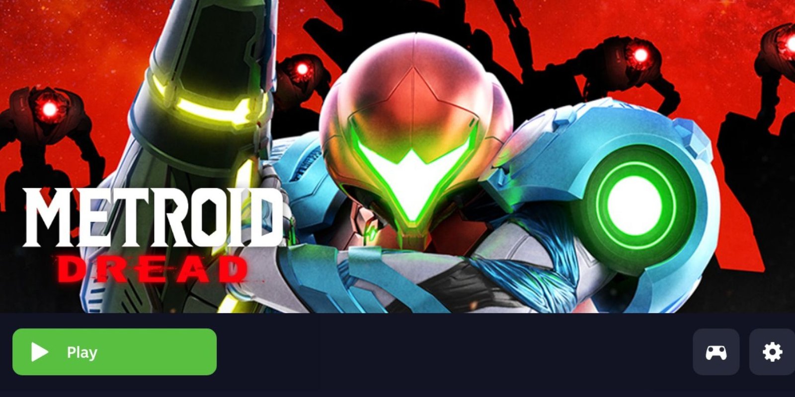 Metroid Dread on the Steam Deck