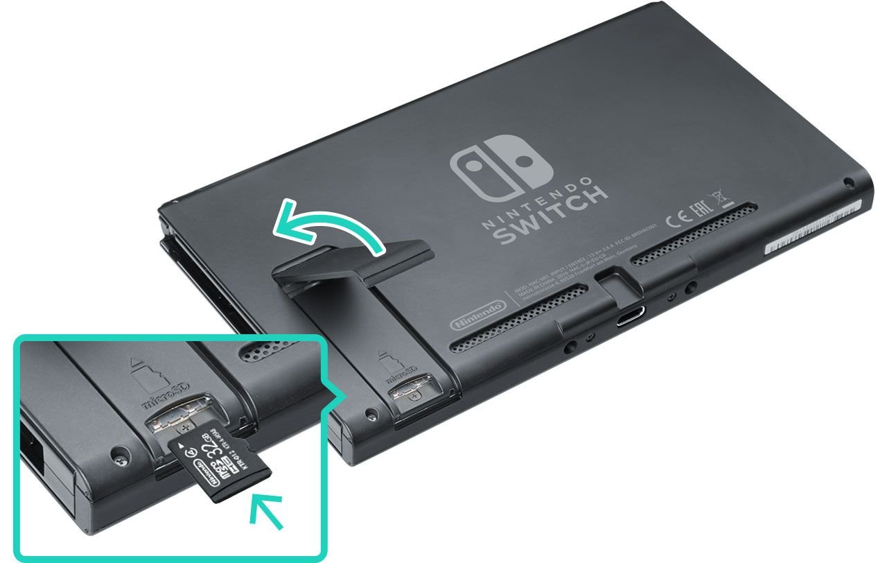 nintendo switch sd card slot