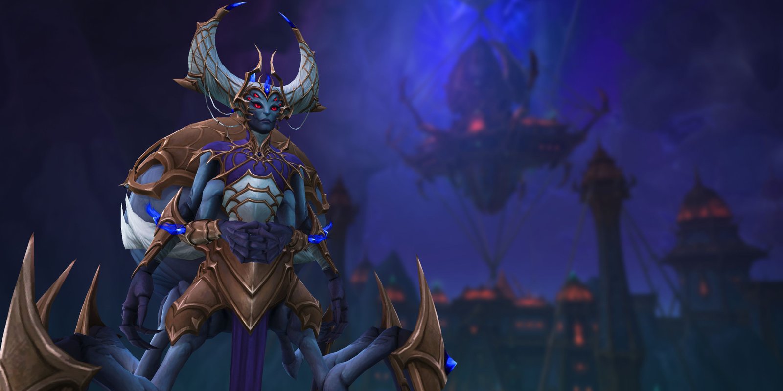 queen ansurek the final nerubian raid boss of nerub-ar palace in wow tww