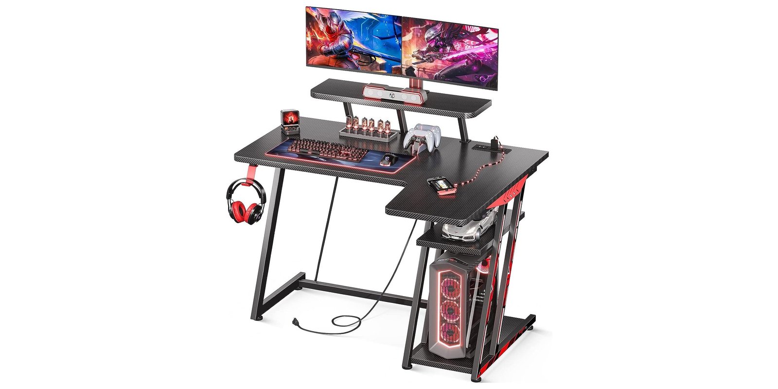 MOTPK L Shaped Gaming Desk