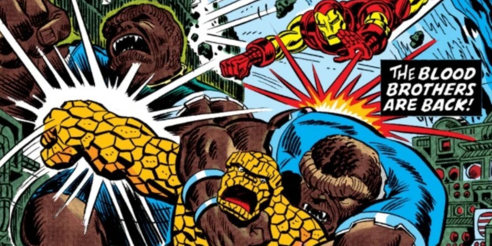 Iron Man And The Thing Teaming Up