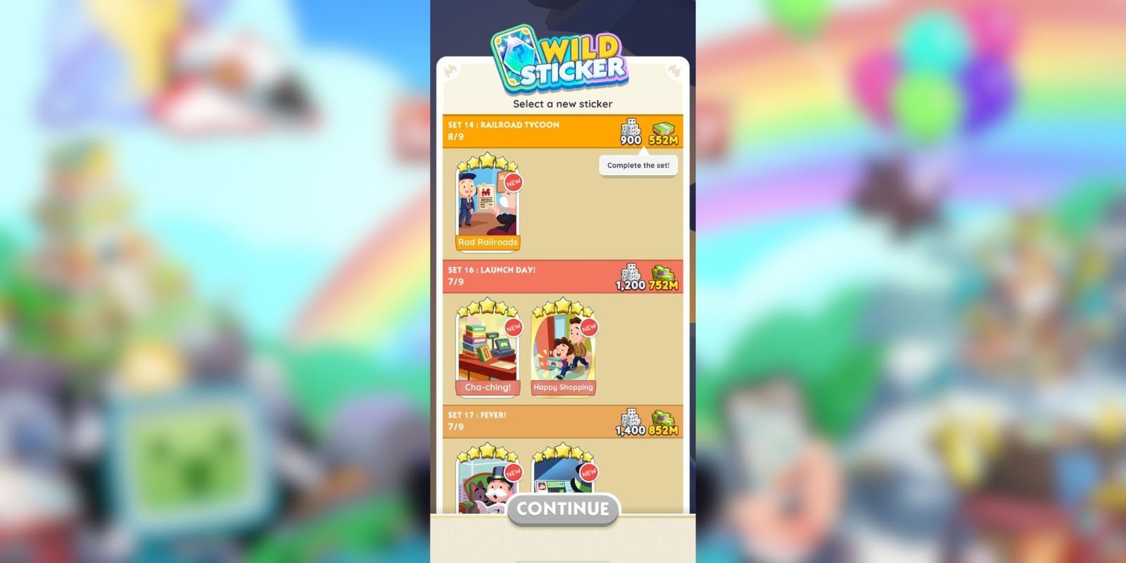 how to use wild sticker monopoly go