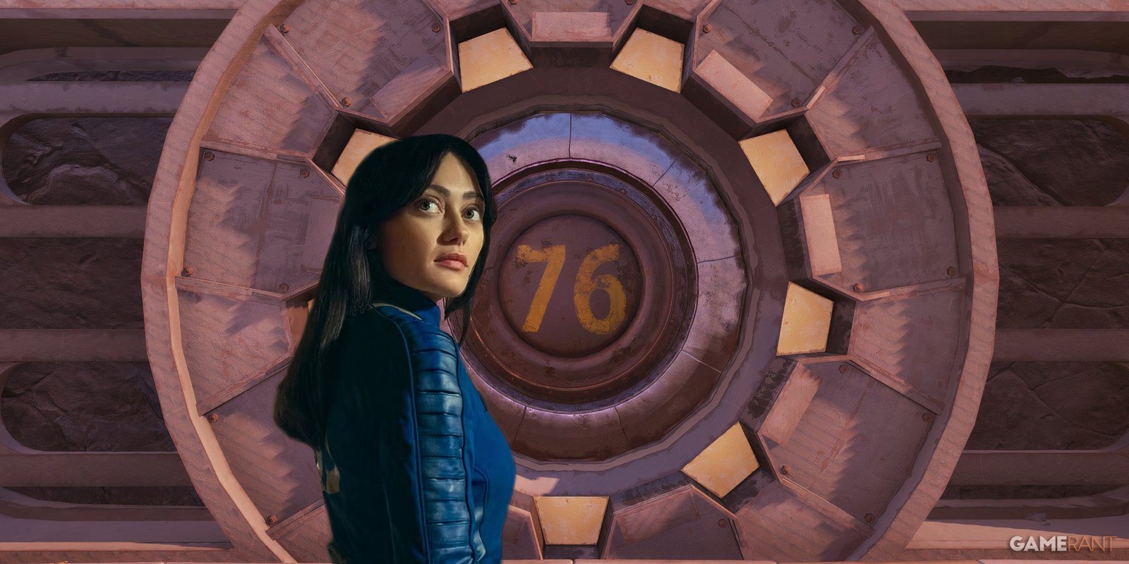 Fallout 76 Vault 76 with Ella Purnell Lucy MacLean Fallout Show GAMERANT edit