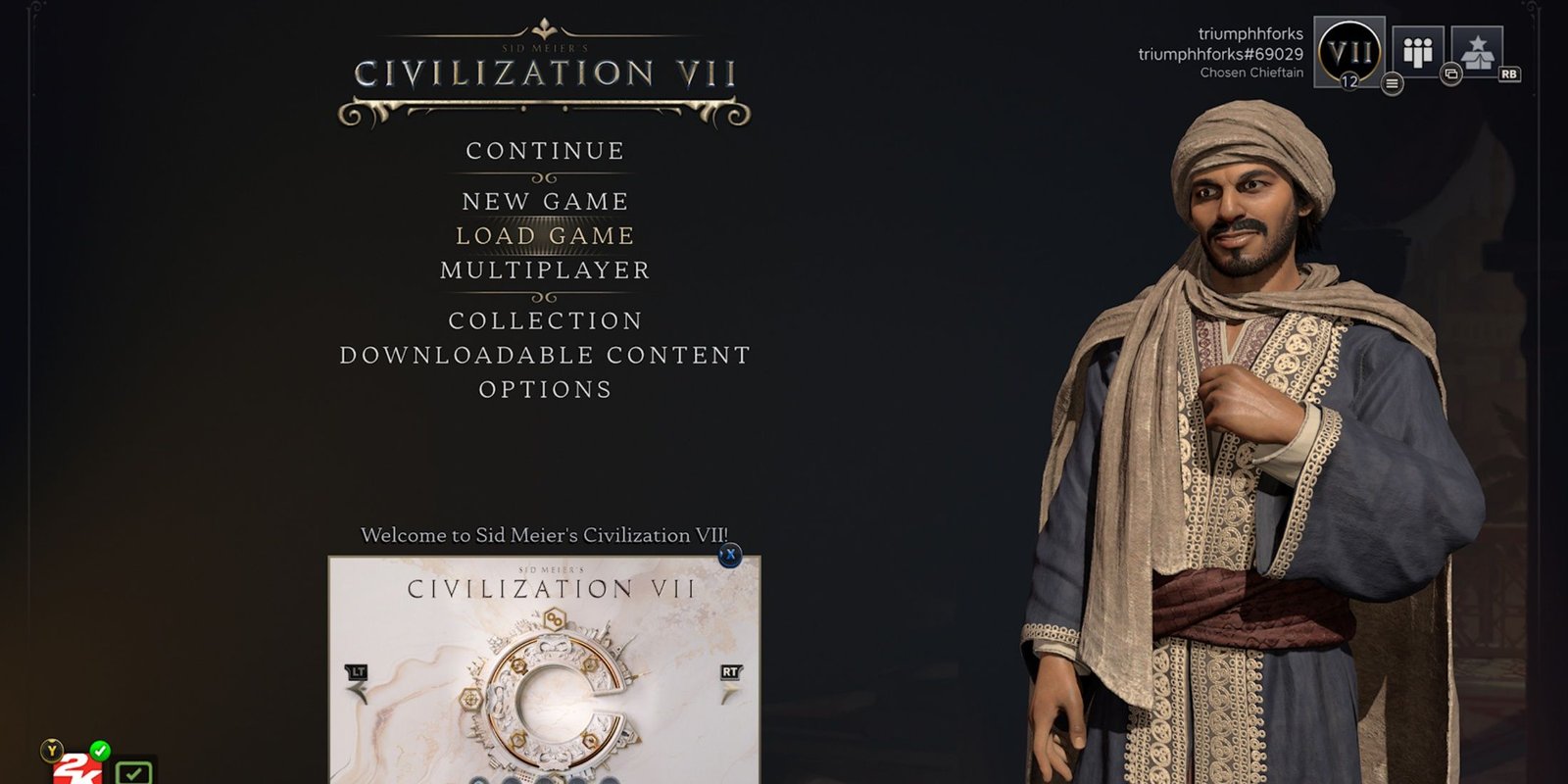 load game civ 7