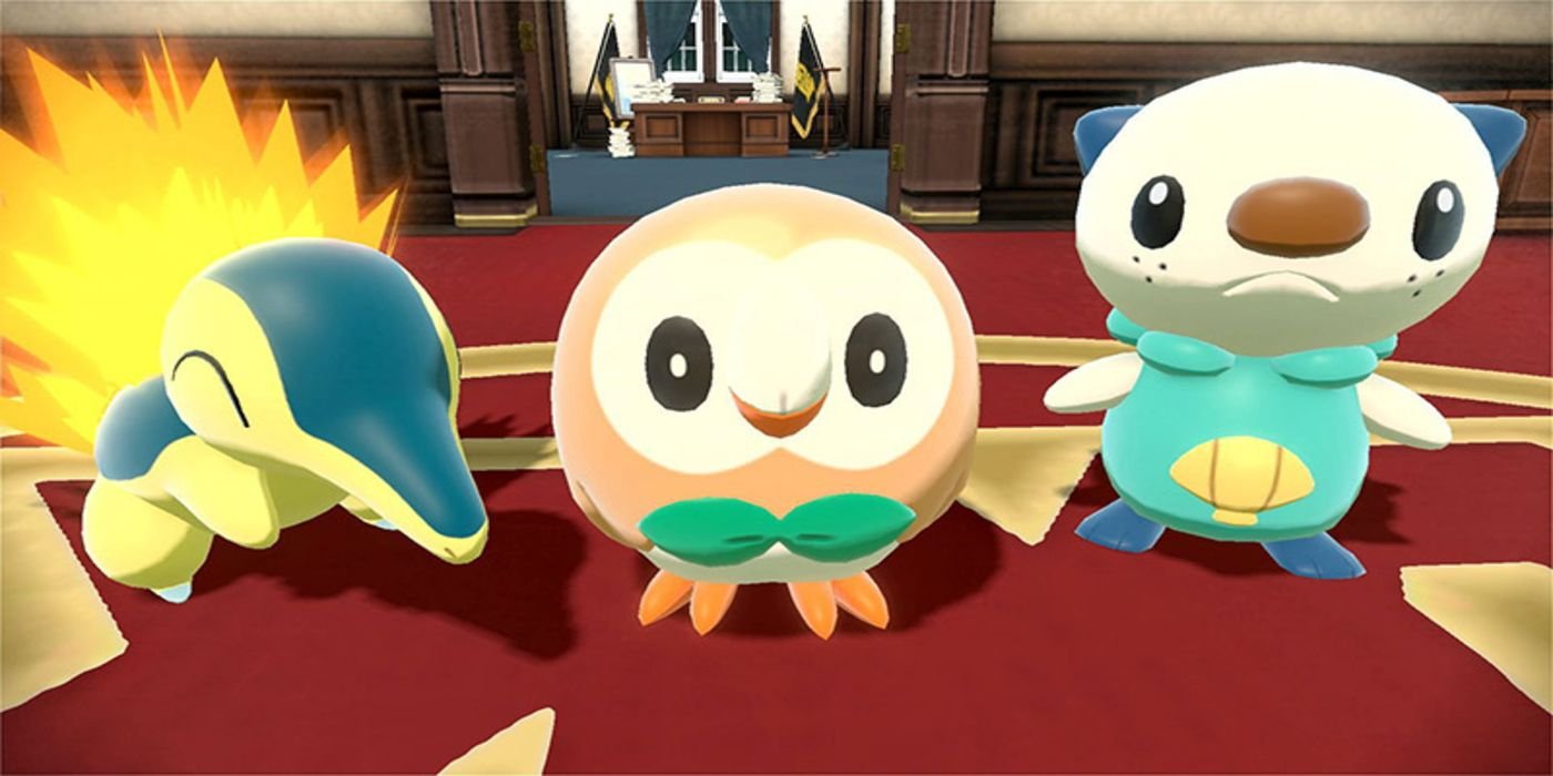 pokemon legends arceus rowlet cyndaquil oshawott