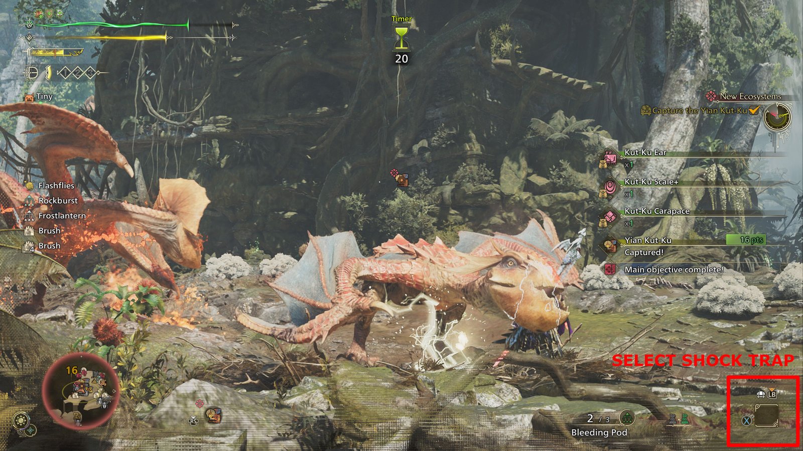 monster hunter wilds capture yian kut ku